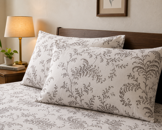 MOKSHAY Boutique King Premium Bedsheet Set | 108 × 108 Inches