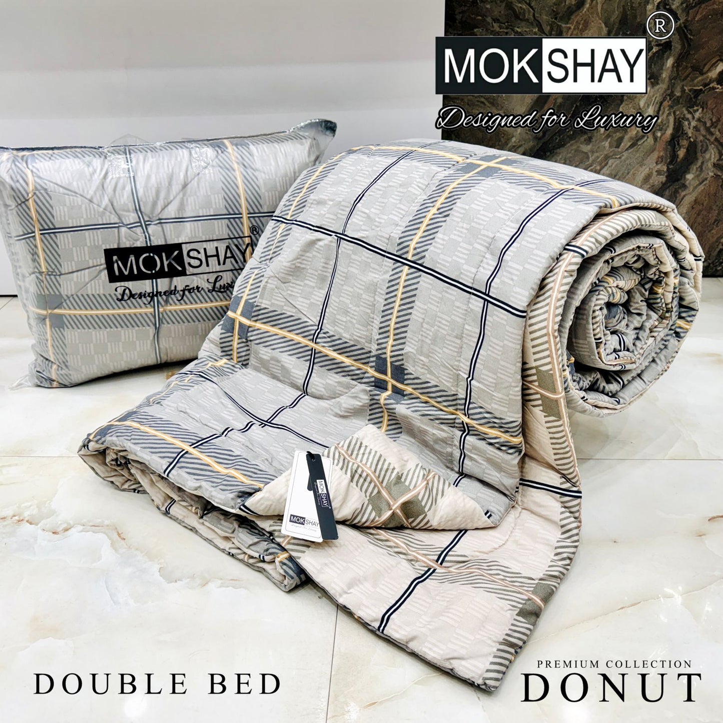 MOKSHAY® Jellybean Double Bed Reversible Comforter