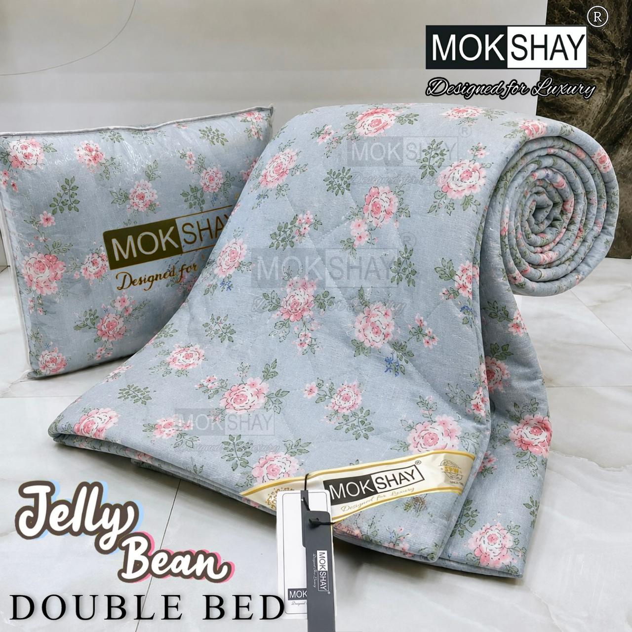 MOKSHAY® Jellybean Double Bed Reversible Comforter