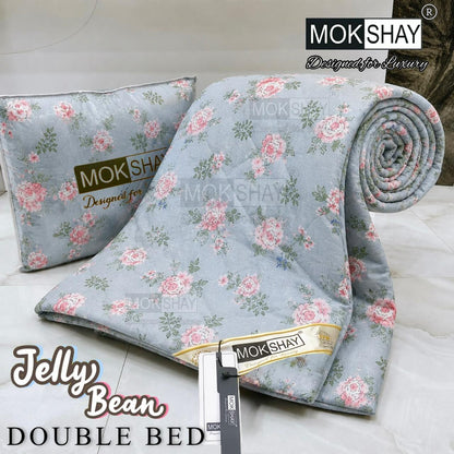 MOKSHAY® Jellybean Double Bed Reversible Comforter