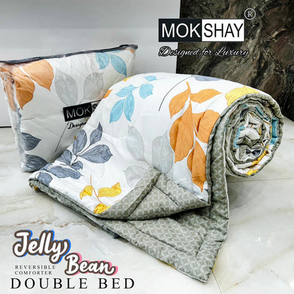 MOKSHAY® Jellybean Double Bed Reversible Comforter