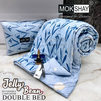 MOKSHAY® Jellybean Double Bed Reversible Comforter