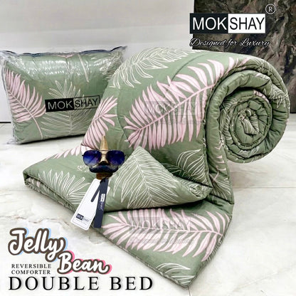 MOKSHAY® Jellybean Double Bed Reversible Comforter