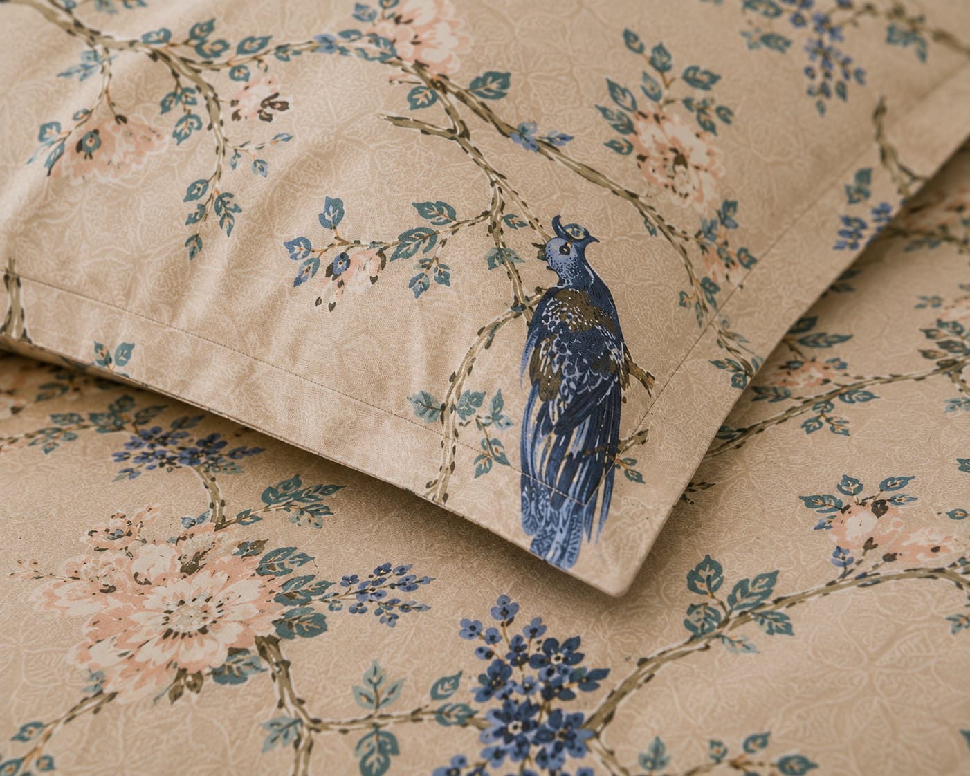 MOKSHAY Anokhi King Size Pure Cotton Bedsheet Set | 100 × 108 Inches