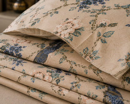 MOKSHAY Anokhi King Size Pure Cotton Bedsheet Set | 100 × 108 Inches