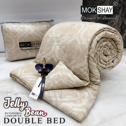 MOKSHAY® Jellybean Double Bed Reversible Comforter