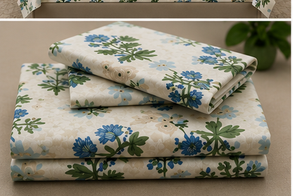 MOKSHAY Pluto Jumbo King Jointless Bedsheet Set | 108 × 108 Inches