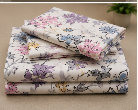 MOKSHAY Pluto Jumbo King Jointless Bedsheet Set | 108 × 108 Inches