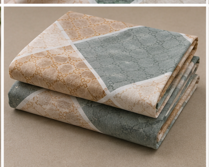 MOKSHAY Pluto Jumbo King Jointless Bedsheet Set | 108 × 108 Inches