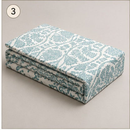 MOKSHAY Bedfit King Elastic Fitted Bedsheet Set | 72 × 78 × 9 Inches