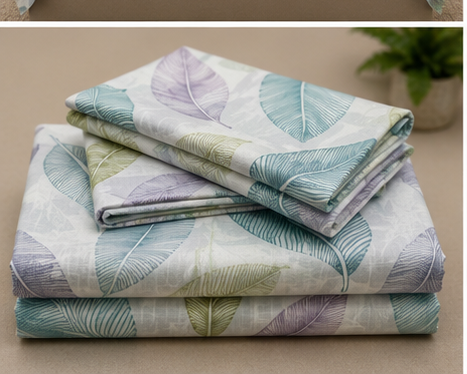 MOKSHAY Pluto Jumbo King Jointless Bedsheet Set | 108 × 108 Inches