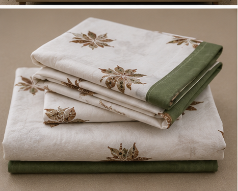 MOKSHAY Rose King 100% Pure Cotton Floral Bedsheet Set | 100 × 108 Inches