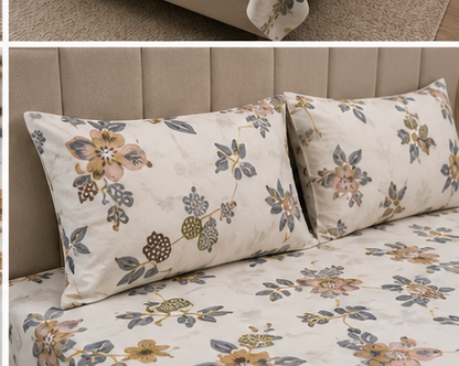 MOKSHAY Pluto Jumbo King Jointless Bedsheet Set | 108 × 108 Inches