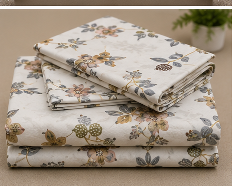 MOKSHAY Pluto Jumbo King Jointless Bedsheet Set | 108 × 108 Inches