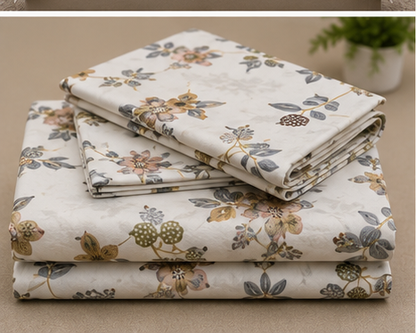 MOKSHAY Pluto Jumbo King Jointless Bedsheet Set | 108 × 108 Inches
